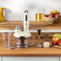 Emsan Nostalji 2837H Mutfak Robotu Krem