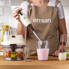 Emsan Nostalji 2837H Mutfak Robotu Krem