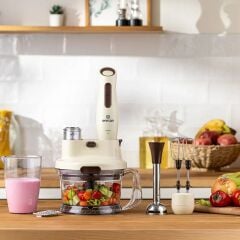 Emsan Nostalji 2837H Mutfak Robotu Krem