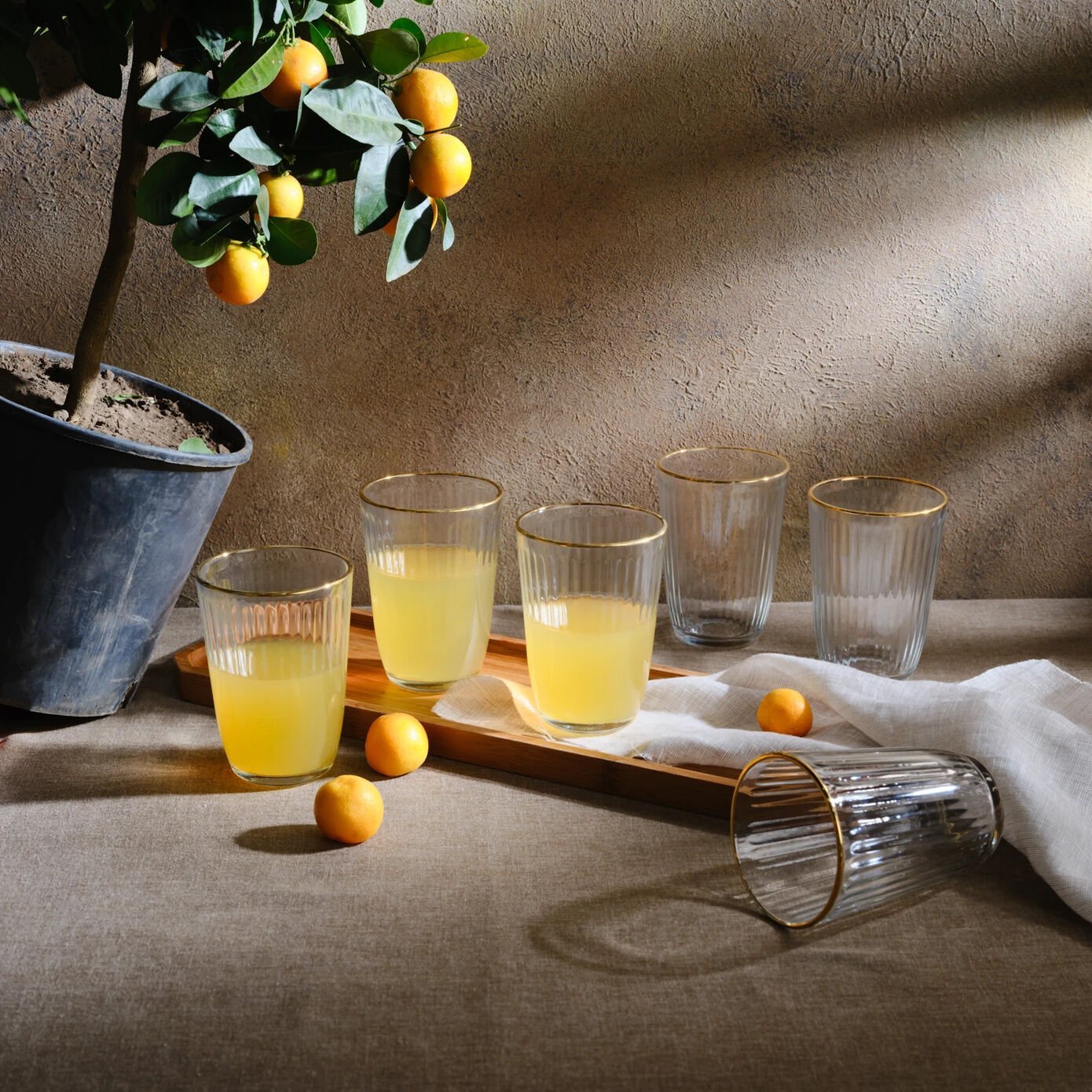 Karaca Ravello 6'lı Meşrubat Bardağı 370 Ml