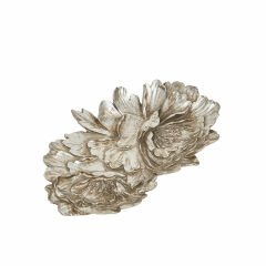 Karaca Home Lianca Dekoratif Tabak Silver 26x16 cm