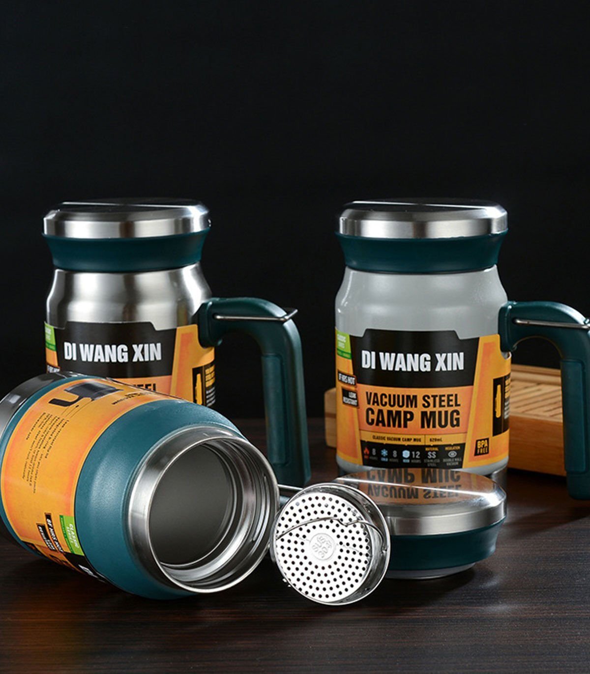 Cooker YK1207 Çift Katlılı Paslanmaz Çelik Bardak Termos-620 ml