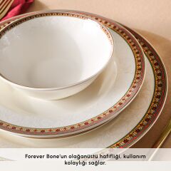 Karaca Elegance Bone Suzan 24 Parça 6 Kişilik Yemek Takımı
