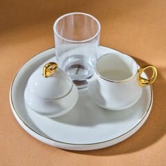 Karaca Acıbadem Tek Kişilik Kahve Sunum Seti 80 Ml