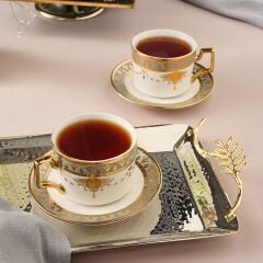 Karaca Tuğra 2 Kişilik Çay Fincan Takımı