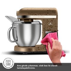 Karaca Mastermaid Chef Pro Çift Kollu Hamur Yoğurma Makinesi Walnut Brown 1750 W 5L