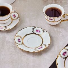 Karaca Royal Bone Elizabeth 2 Kişilik Çay Fincanı