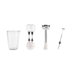 Karaca Prosteel 7 in 1 Süt Köpürtücülü Mutfak Robotu 1000W Soft Cream