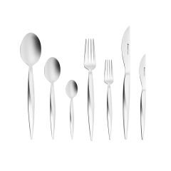 Karaca x Sarıyer Design 316 Elegance Sarıyer Platin 12 Kişilik 84 Parça Çatal Kaşık Bıçak Takımı