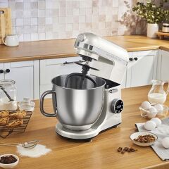 Karaca Mastermaid Chef Ultra D2000W Dijital Ekranlı Hamur Yoğurma Makinesi Starlight 7L