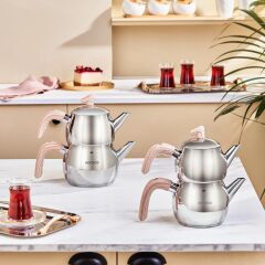 Karaca Verde İndüksiyon Tabanlı Çaydanlık Takımı Midi