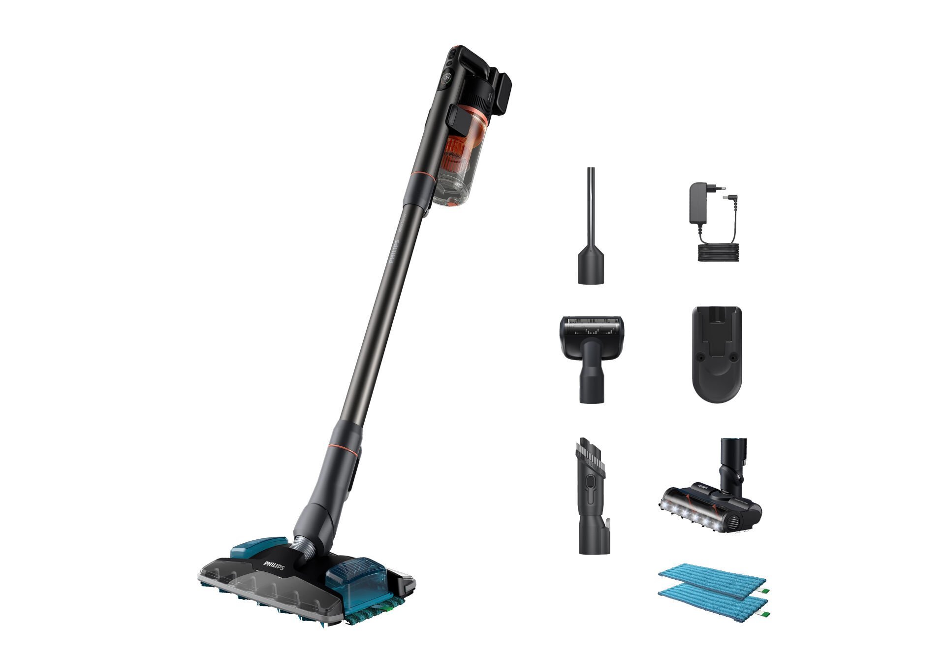 Philips 8000 Serisi XC8054/01 Aqua Plus Kablosuz Dikey Süpürge