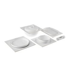 Karaca Fine Pearl Extra Nish 62 Parça 12 Kişilik Yemek Takımı Gold