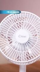 Kiwi KFAN-7607 Şarjlı Masaüstü Vantilatör