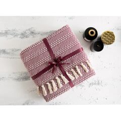 Karaca Home Levi Bordo Çift Kişilik Pike