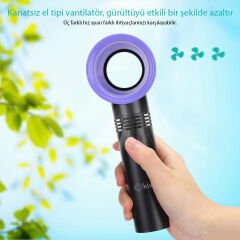 Kiwi KFAN-7610 Şarjlı Pervanesiz Taşınabilir El Fanı