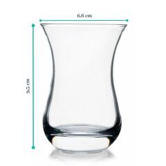 Paşabahçe 62511 Aida 6lı Çay Bardağı 160 cc