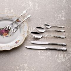 Emsan Royal 84 Parça 12 Kişilik Çatal Kaşık Bıçak Takımı Lüks Kutulu