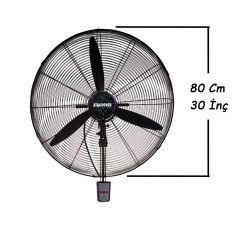 Atak Power WFG-75R 30''(75 Cm) Sanayi Tipi Duvar Vantilatörü (Uzaktan Kumandalı)