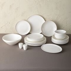 Emsan Alya Beyaz 53 Parça 12 Kişilik Yemek Takımı