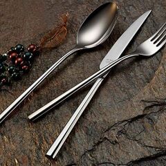 Aryıldız De Luxe ''S'' 89 Parça Çatal Kaşık Bıçak Takımı