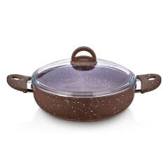 Saflon SF8626GR Granit Line 26 cm Basık Tencere 3.50 Litre