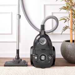 Karaca Vantuz High Force F2 Yatay Süpürge Matte Black Silver