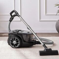 Karaca Vantuz High Force F2 Yatay Süpürge Matte Black Silver