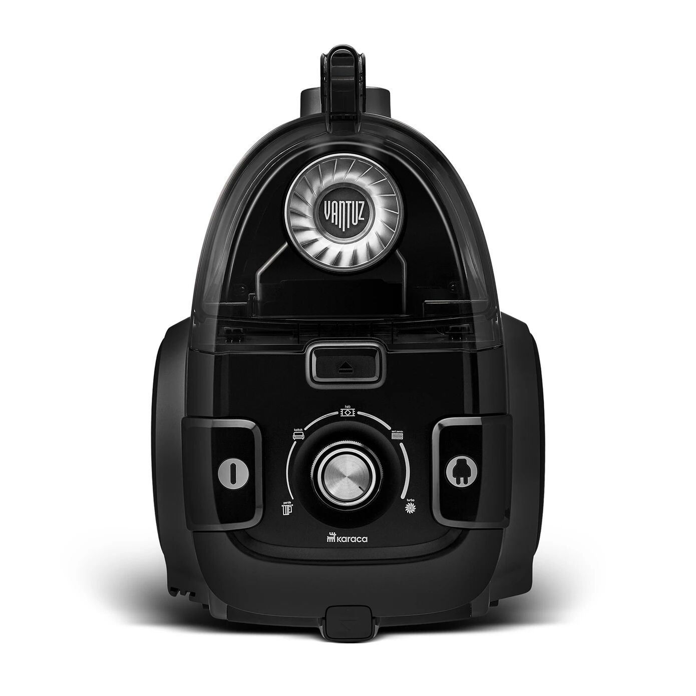 Karaca Vantuz High Force F2 Yatay Süpürge Matte Black Silver