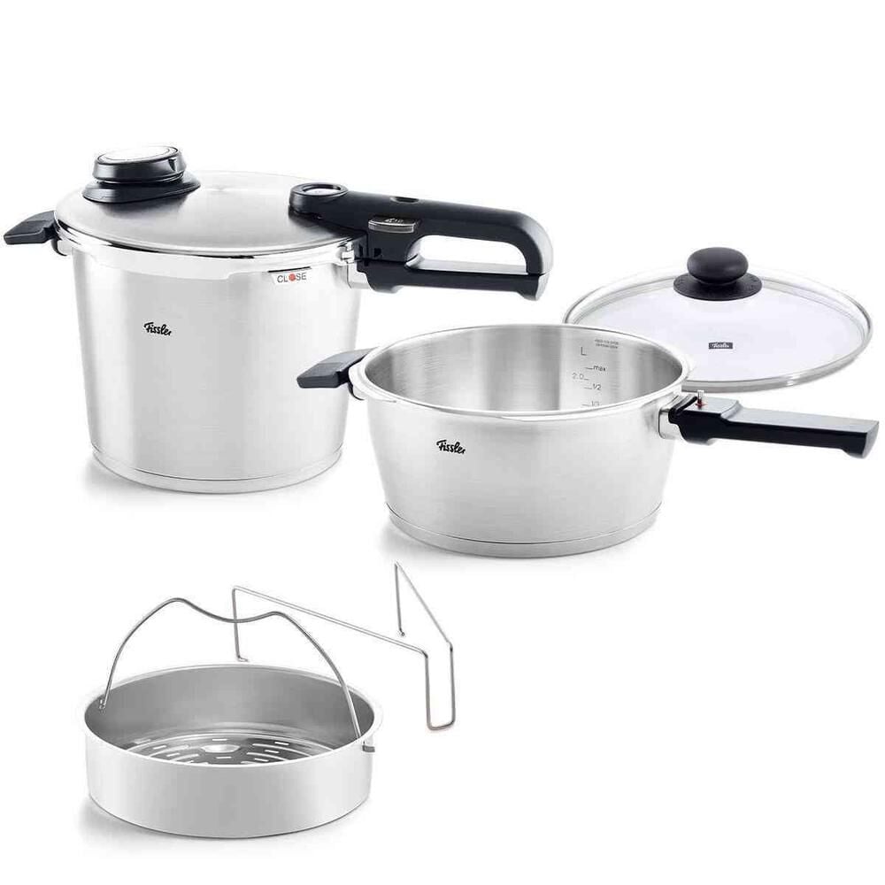 Fissler Vitavit® Premium 6+3.5 Litre Düdüklü Tencere Seti
