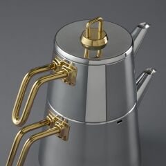 Jumbo Doha Titanyum Gold İndüksiyon Tabanlı Çaydanlık