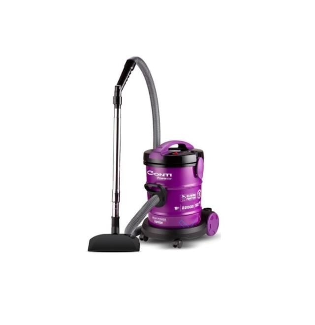 Conti CS-102 Power Star Metal Kazanlı Elektrikli Süpürge Mor