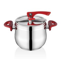 Safinox Flavia Klasik Düdüklü Tencere Renkli Kulp-6 Litre