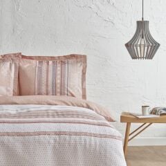 Karaca Home Keira Summer Set Çift Kişlik Pikeli Takımı Somon