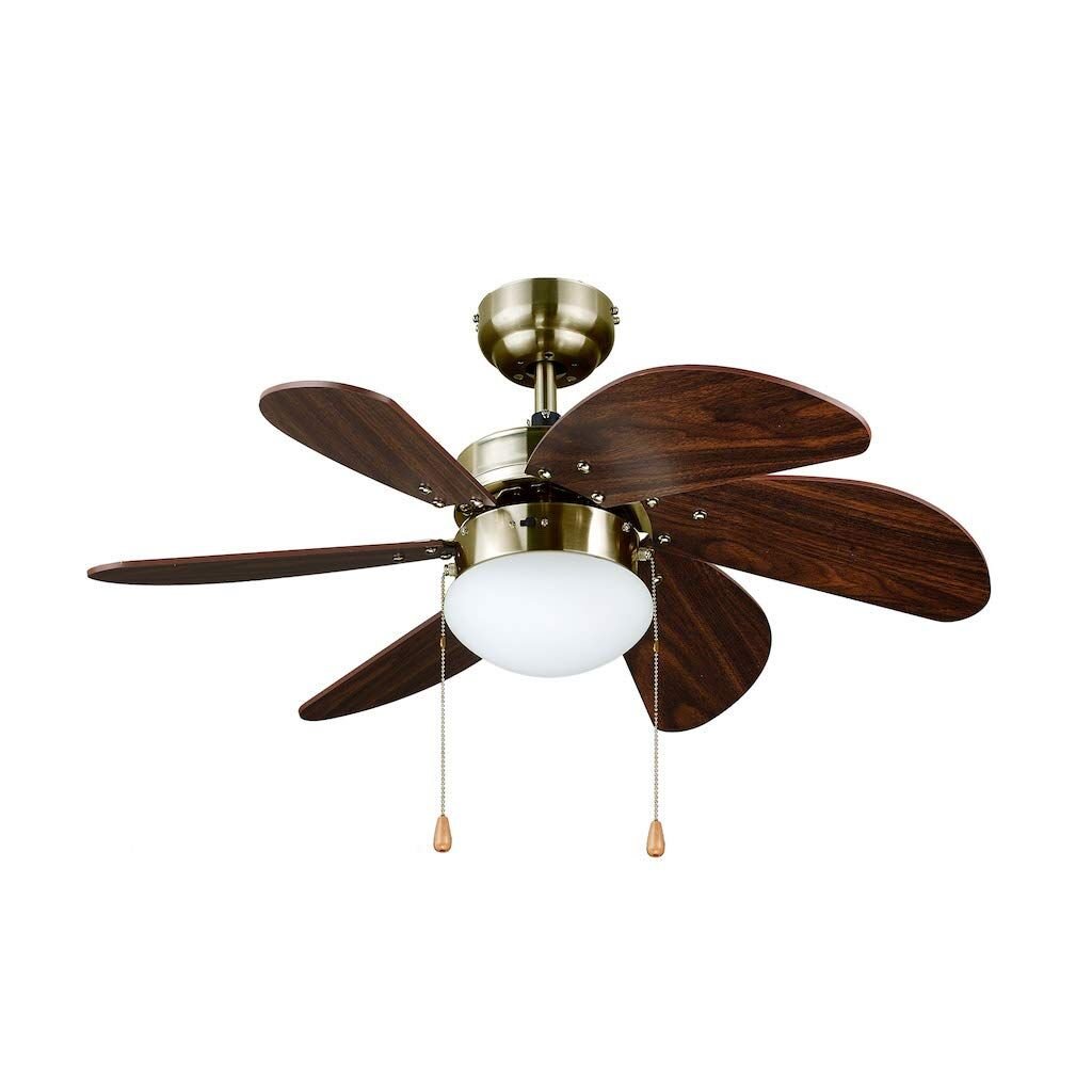 Vanti KCF280 Avizeli Ahşap Tavan Vantilatörü - Kahverengi