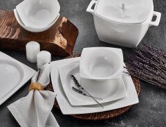 Aryıldız Bone Square Porselen 60 Parça Yemek Takımı - 45001