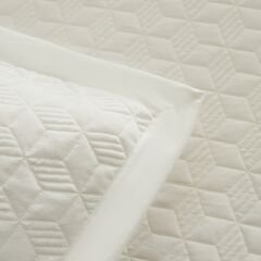 Karaca Home Liora Çift Kişilik Yatak Örtüsü Beyaz