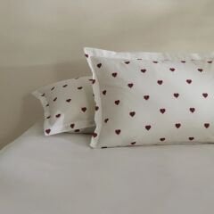 Karaca Home Amour 2'li Yastık Kılıfı Kırmızı