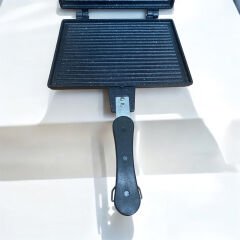 Taşhan T-0686 İç Dış Granit Maxi Lüx Ocak Üstü El Tost Makinesi-26x20 cm