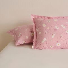 Karaca Home Daisy 2'li Yastık Kılıfı Pembe 50x70