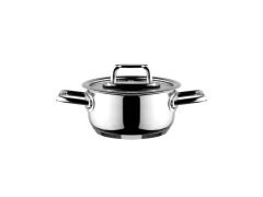 Aryıldız Colombus Metal Kulp Cam Kapak Derin Tencere - 16 Cm