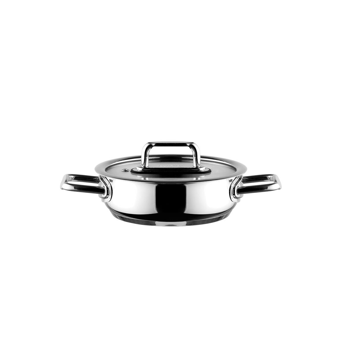 Aryıldız Colombus Metal Kulp Cam Kapak Sahan - 20 Cm