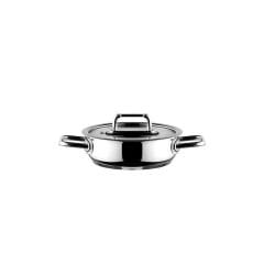Aryıldız Colombus Metal Kulp Cam Kapak Sahan - 16 Cm