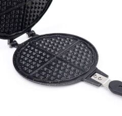Taşhan T-0586 Granit Lüx Ocak Üstü Bakalit Saplı Waffle Tavası-20 cm