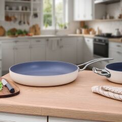 Aryıldız Colombus Crystal Metal Kulp Tava - 30 Cm