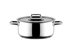 Aryıldız Colombus Metal Kulp Cam Kapak Derin Tencere - 20 Cm