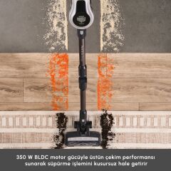 Karaca Vantuz Power Up Max Dikey Süpürge Silver