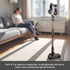 Karaca Vantuz Power Up Max Dikey Süpürge Silver