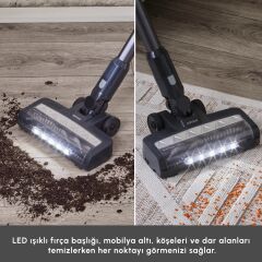 Karaca Vantuz Power Up Max Dikey Süpürge Silver