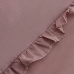 Karaca Home Pure Ruffle %100 Pamuk Çift Kişilik Nevresim Takımı Pudra